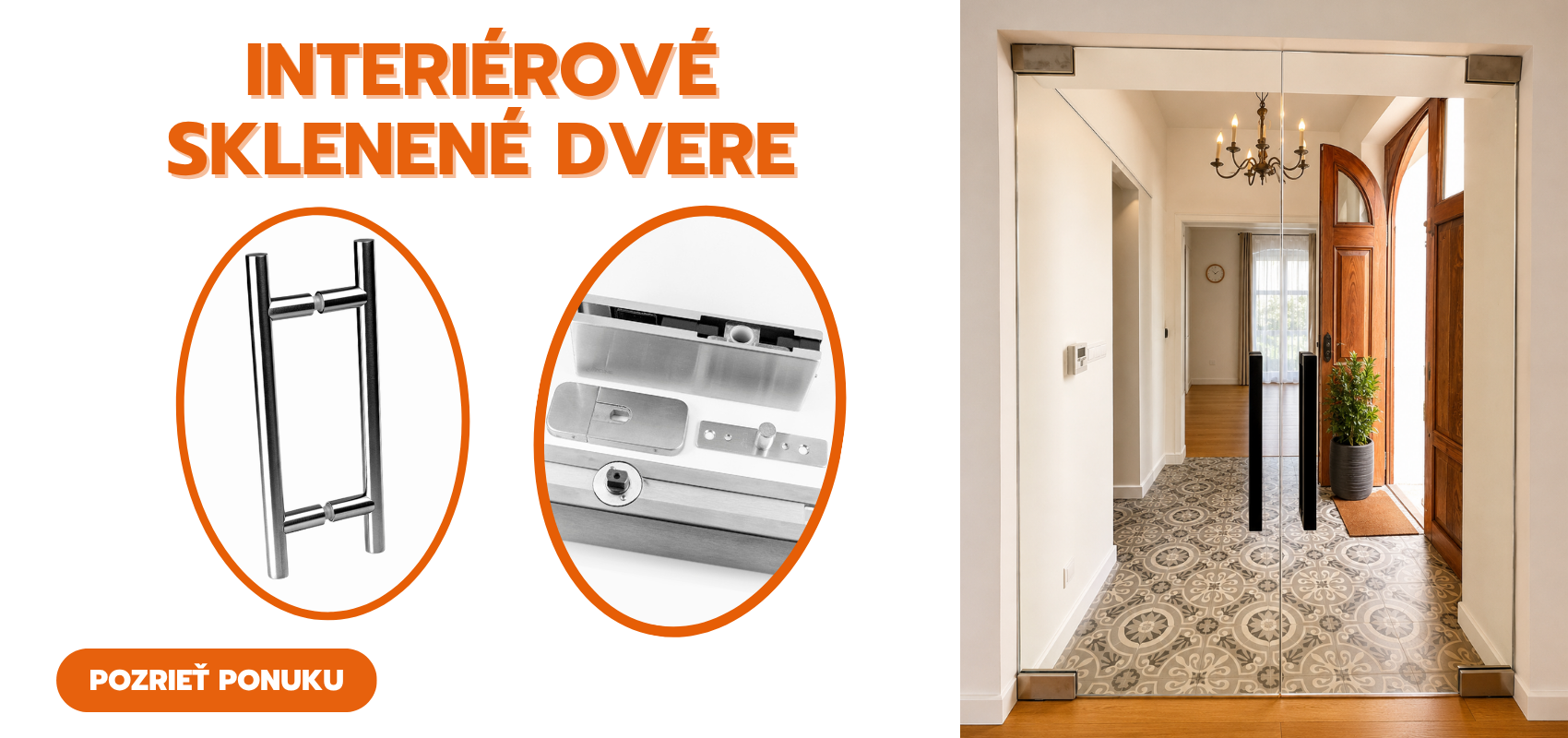 Interiérové sklenené dvere